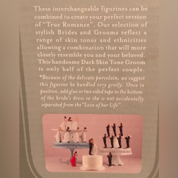 True Romance Cake Toppers: Bride + Groom - Picture 10 of 12